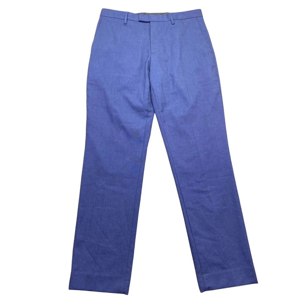 Banana Republic Mens Slim Fit Dress Pants Blue Sz 31 532457-00 NWT